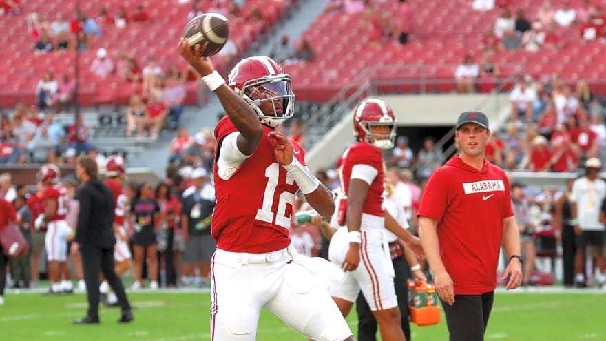 What Alabama QB Russell said after 5-touchdown performance vs. South Carolina