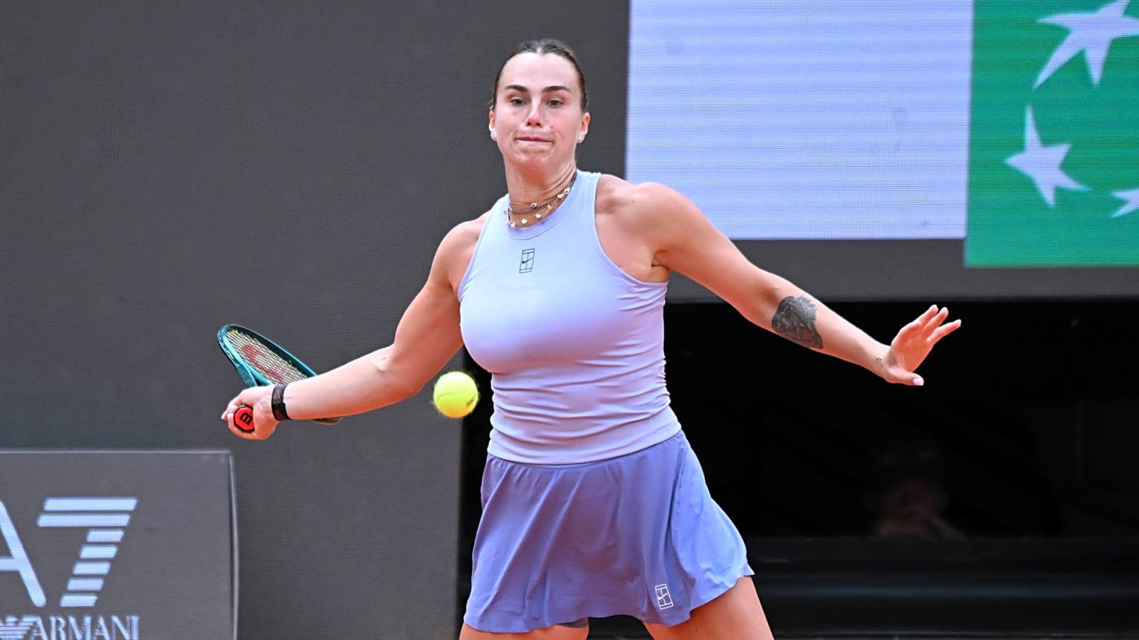 Marta Kostyuk pushes Aryna Sabalenka to the limit but World No. 1 prevails in Rome
