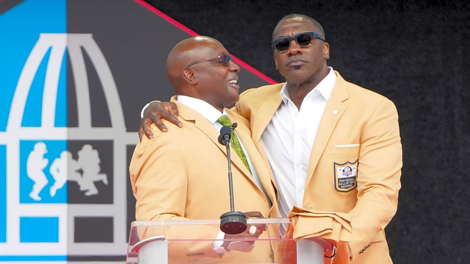 Watch: Shannon Sharpe Cries His Heart out Listening to Brother Sterling Sharpe’s Emotional HOF Speech