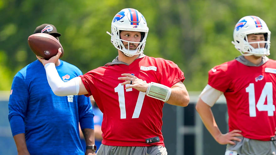 Bills&#39; Josh Allen &#39;can&#39;t find&#39; swing during rare bogey-filled Saturday in Lake Tahoe
