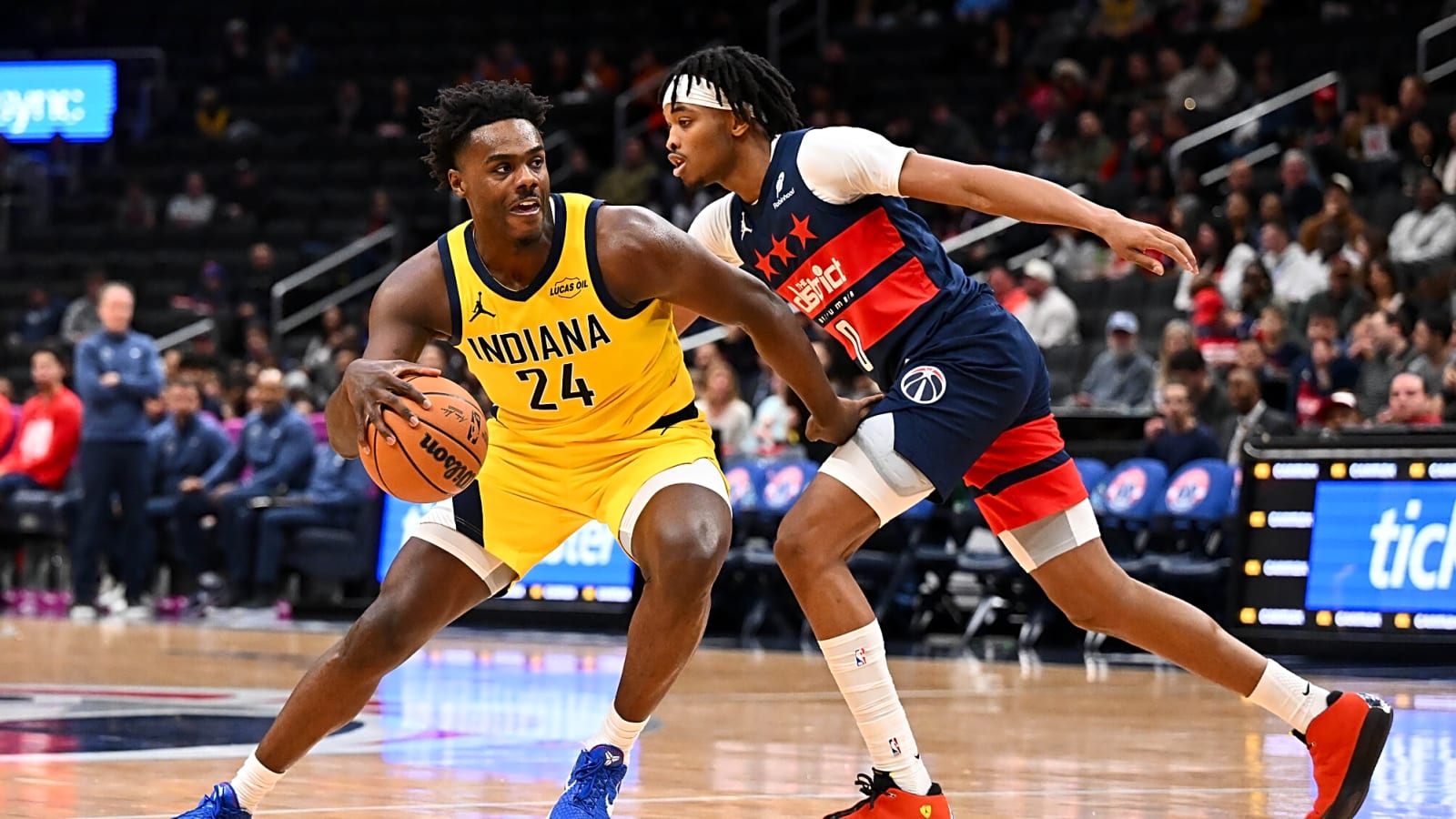 Pacers Notes: Kobe Brown rising, Siakam stays aggressive, Haliburton away