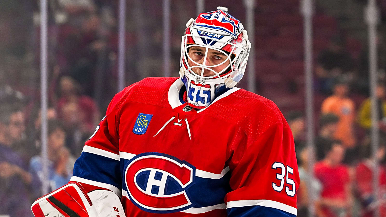 Samuel Montembeault in Washington on Wednesday: 'We’re forgetting about it'