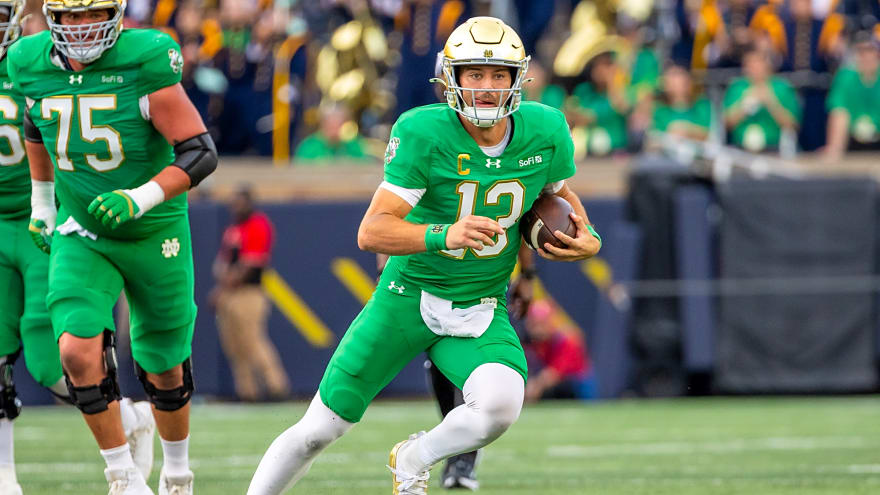 Notre Dame QB CJ Carr commits the most embarrassing turnover of the season