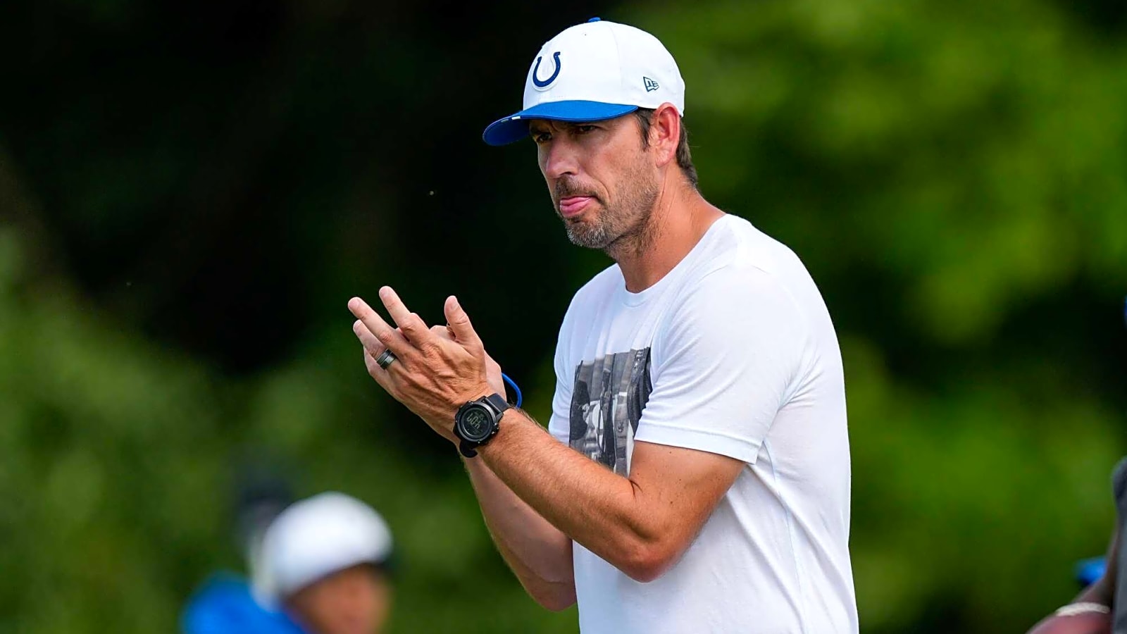 Shane Steichen dropped a big hint about the Colts’ QB battle