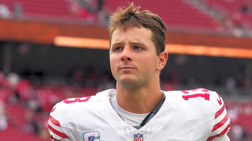 49ers make decision on Brock Purdy for Week 8 amid toe injury