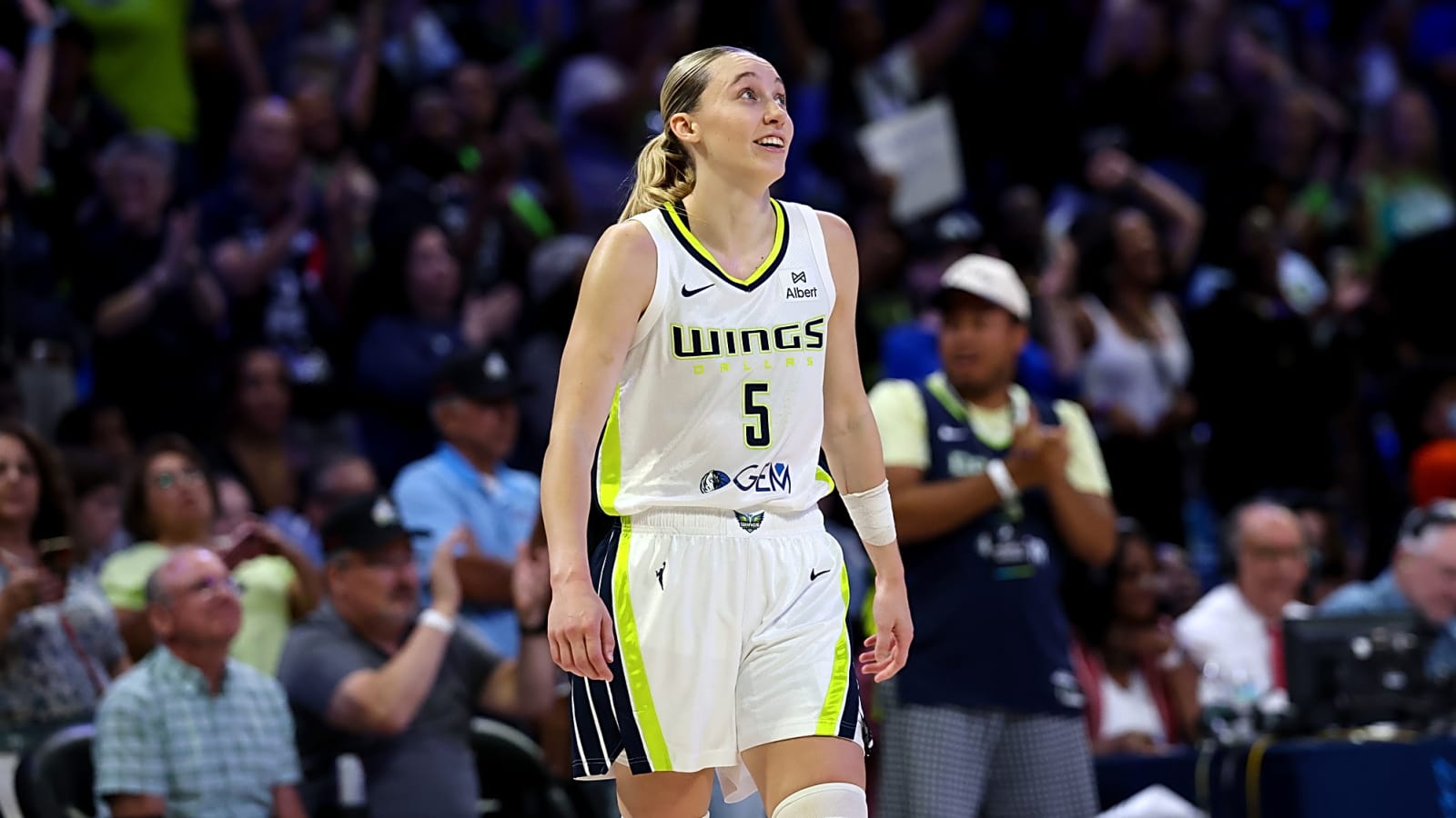 Paige Bueckers surprised with custom Gatorade flavor after Wings’ win vs. Valkyries