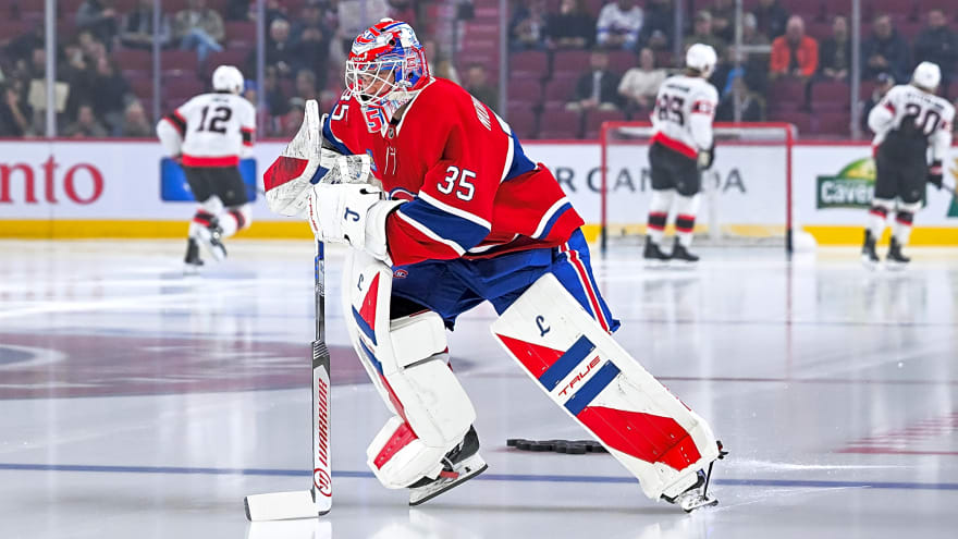 Brendan Gallagher: 'When Samuel Montembeault is there, we always feel confident.'
