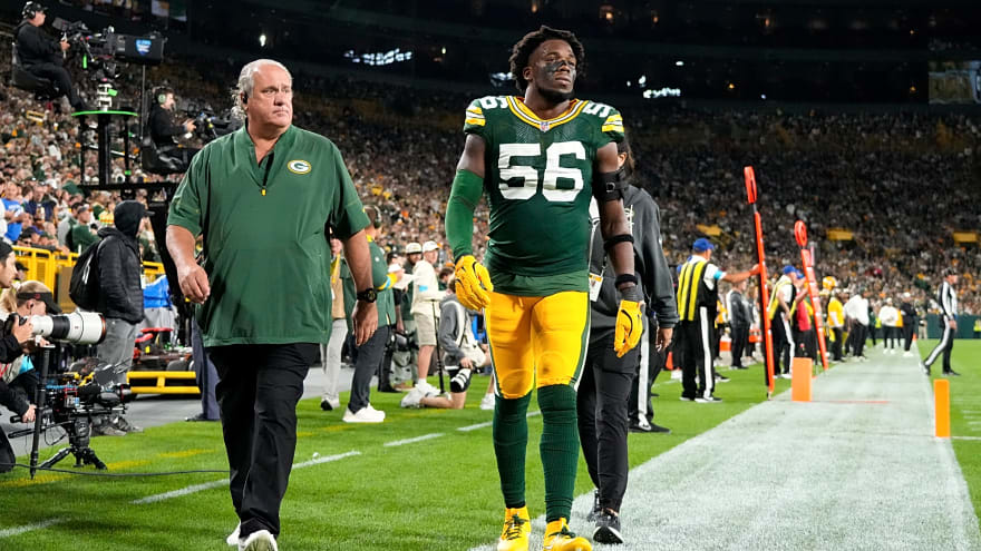 Packers confirm LB Edgerrin Cooper suffered torn Achilles in Week 4, out for season