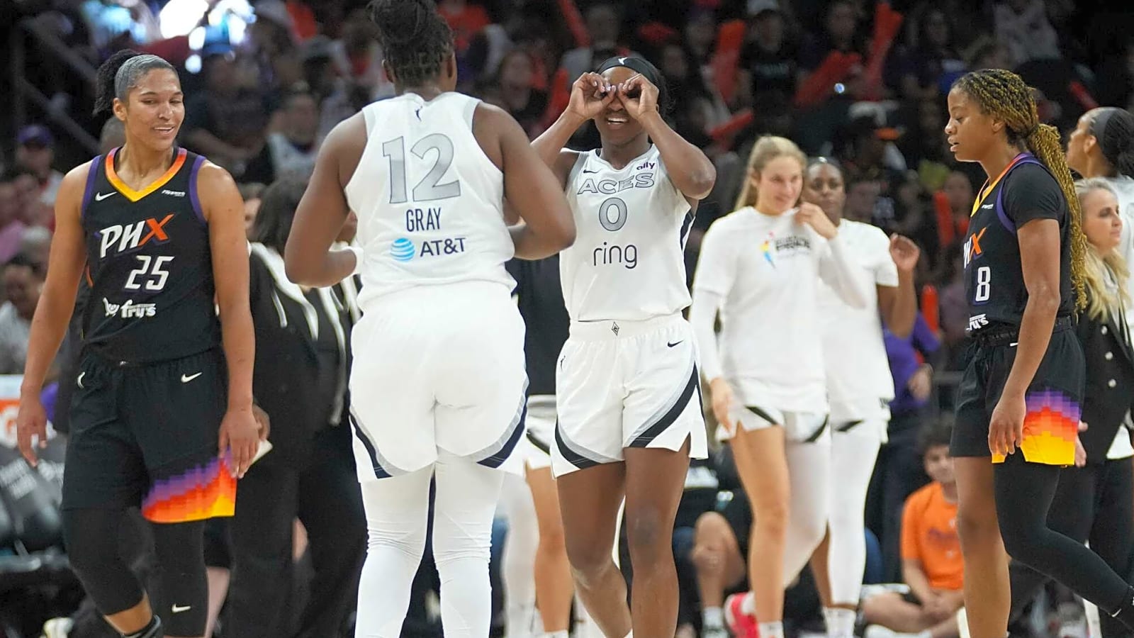 Aces Squeak by with an 84-81 Win on the Road