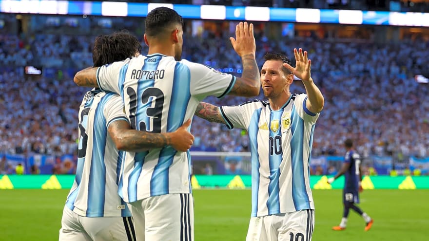 ‘Back together again’ - Lionel Messi reunites with wife Antonela & their three sons as Argentine GOAT unwinds during another bid for World Cup glory