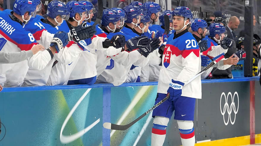 Big Performance By Slafkovsky Helps Slovakia Win Group B