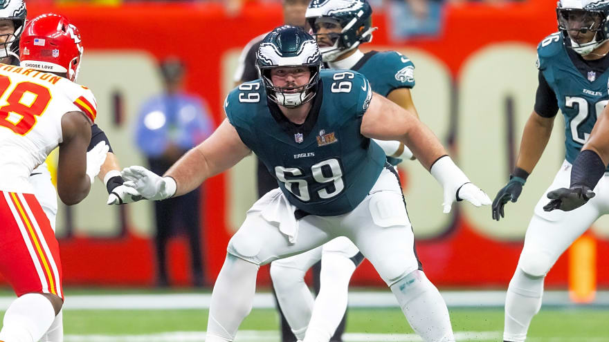 Eagles Activate G Landon Dickerson, TE Eli Stowers From IR