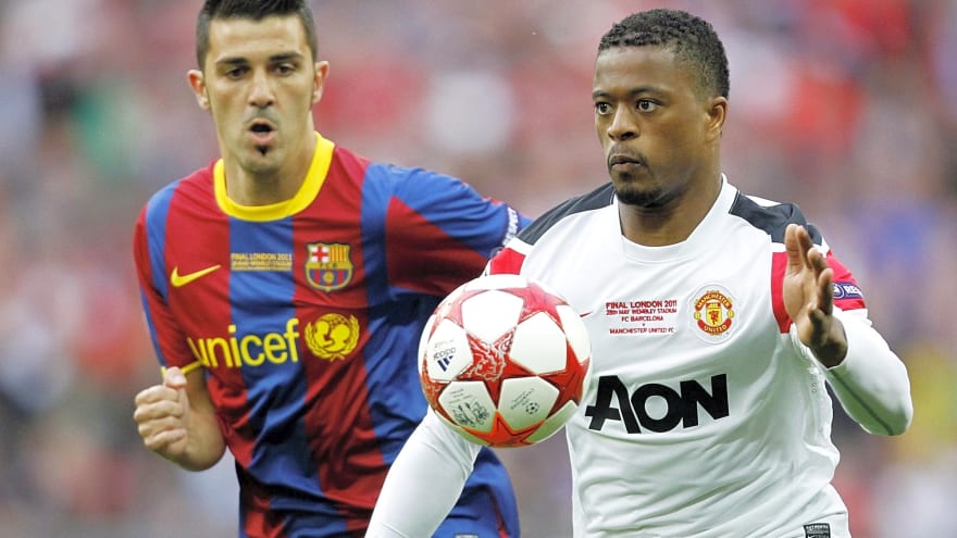 Patrice Evra opens new football facilities