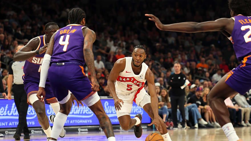 Raptors Injury News: Quickley, Murray-Boyles out vs. Knicks