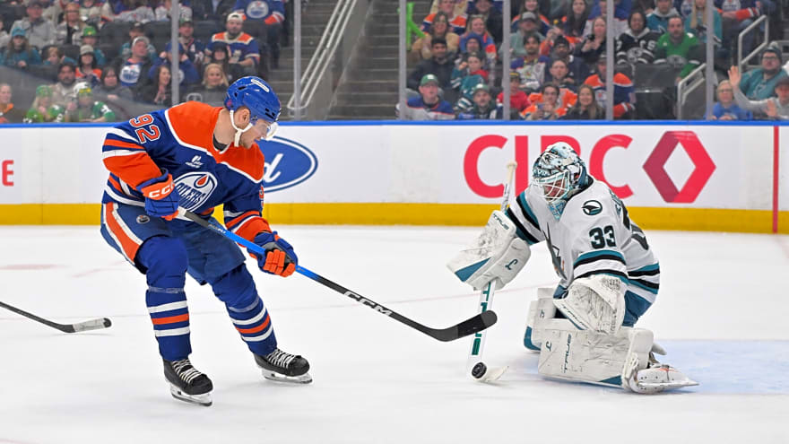 Pre-Scout: Oilers chomped lineup looks for bite against Sharks
