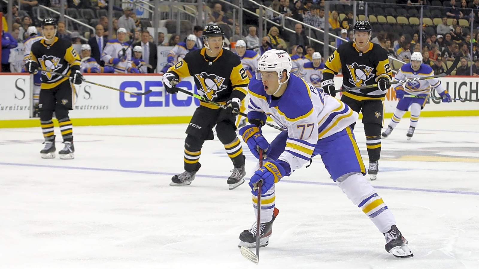 Bruins, Mammoth Working on Potential JJ Peterka Trade