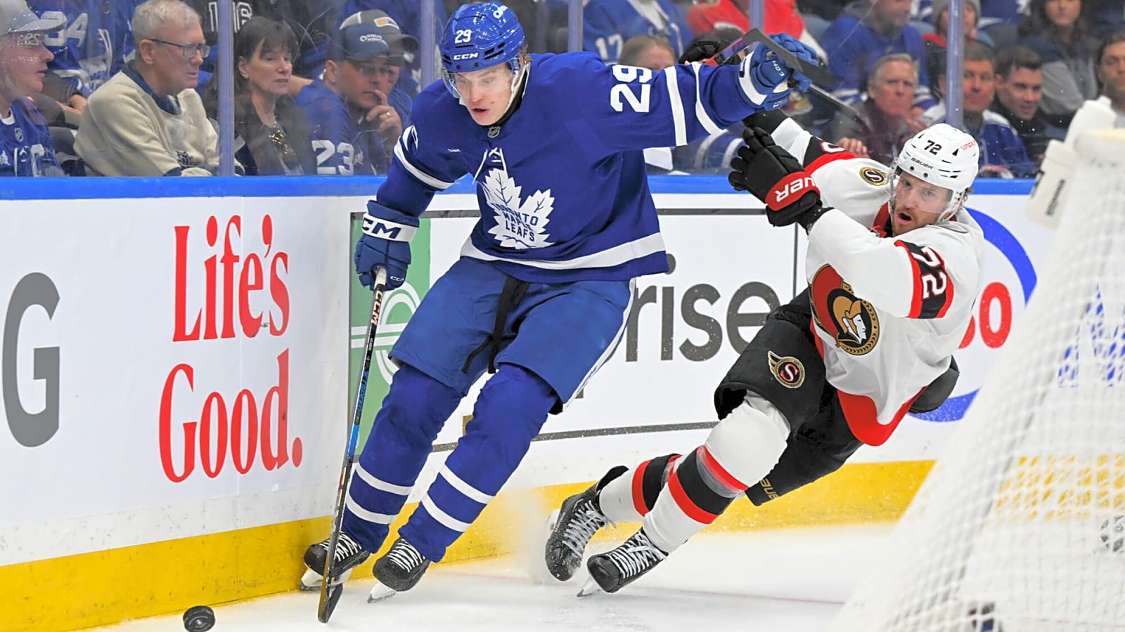 Craig Berube says Pontus Holmberg has reached another level following promotion to second line