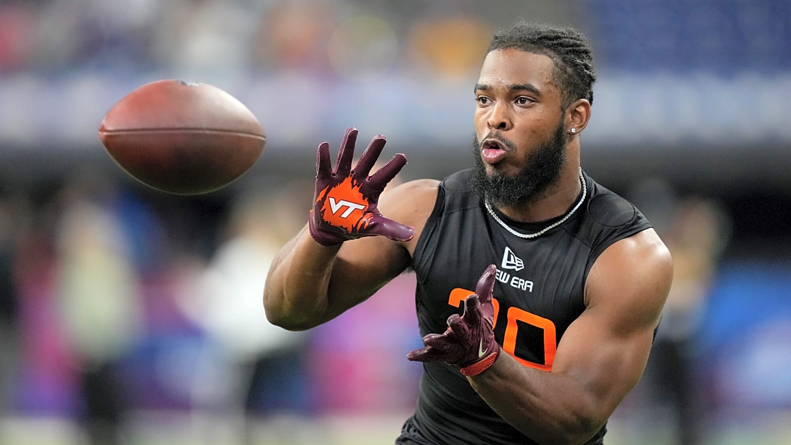 Virginia Tech RB Bhayshul Tuten Visited Three Teams, Had Private Workouts With Two Others