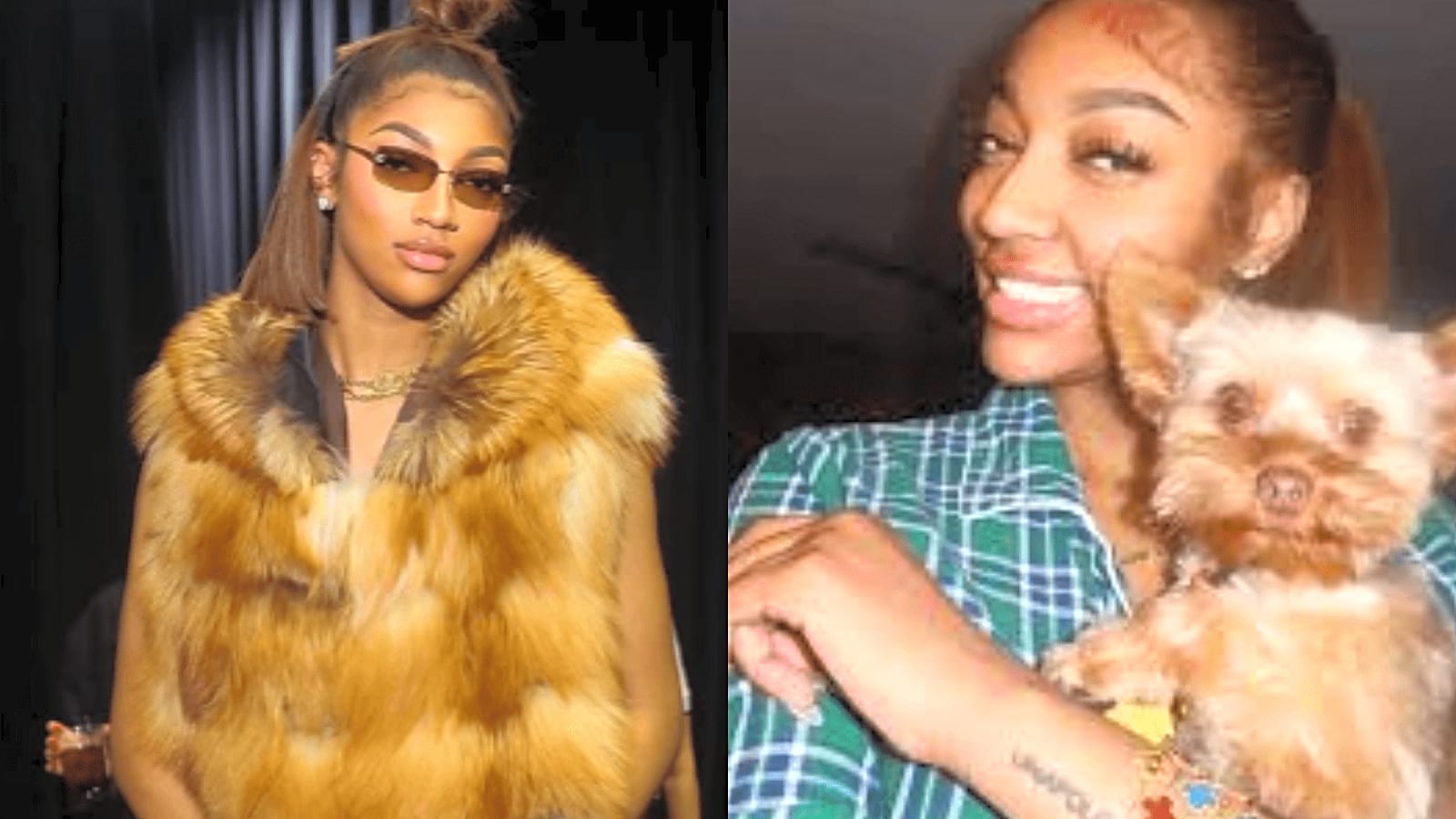  Angel Reese Gives Heartwarming Tribute To Her Dog ‘Thiago’ On 2nd Birthday Posing With An LV Bag And Treats