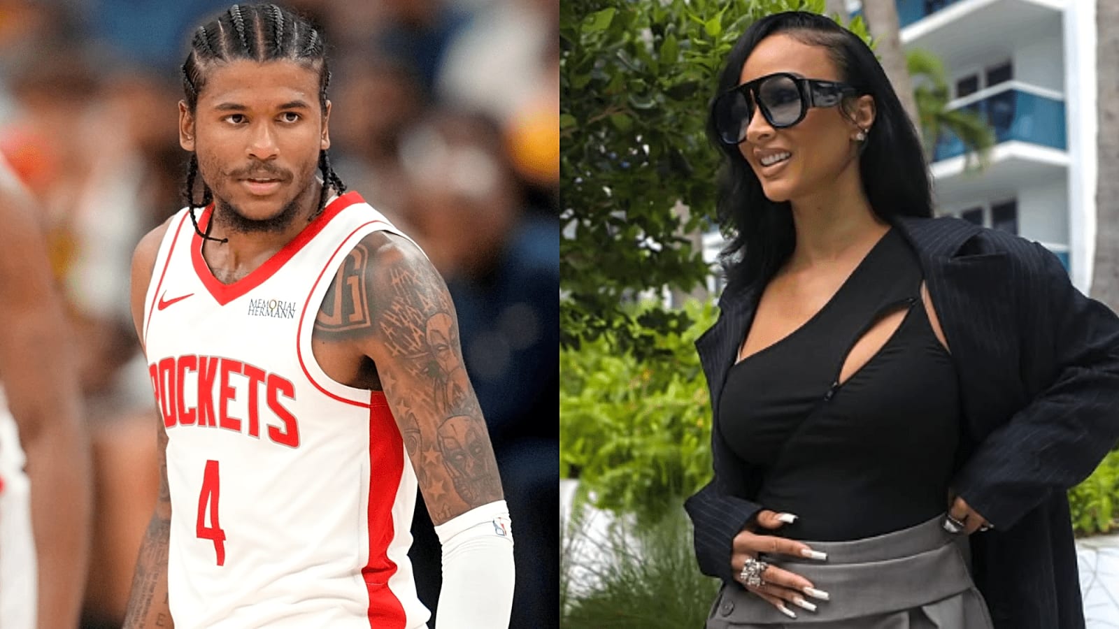 Jalen Green’s GF Draya Michele Posts Vacation Photo After Rockets Star Loses Game 7