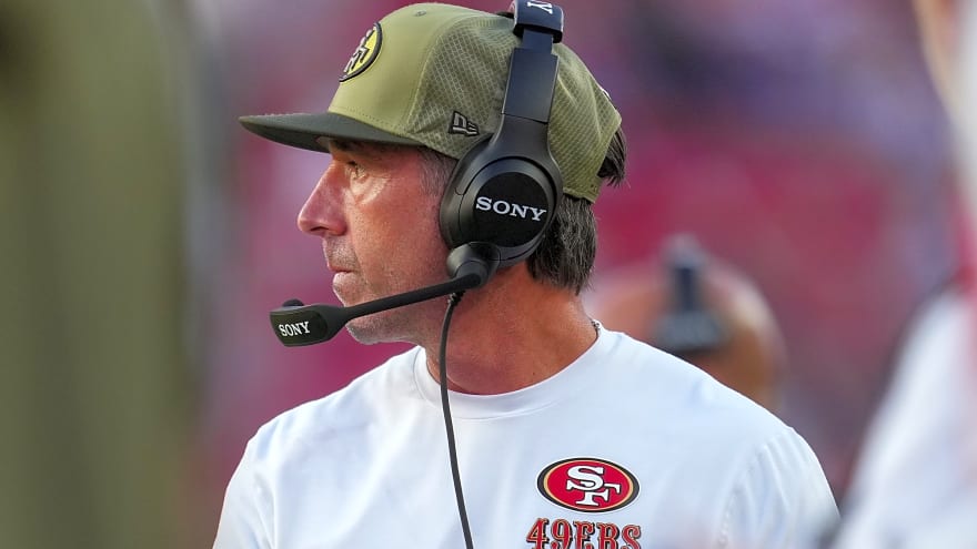 San Francisco 49ers Head Coach Kyle Shanahan Has High Praise For Carolina Panthers Rookie Tetairoa McMillan