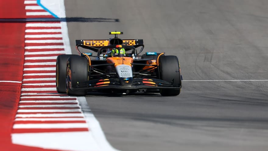 Amazing photo of Lando Norris 4-wide at Mexican Grand Prix emerges