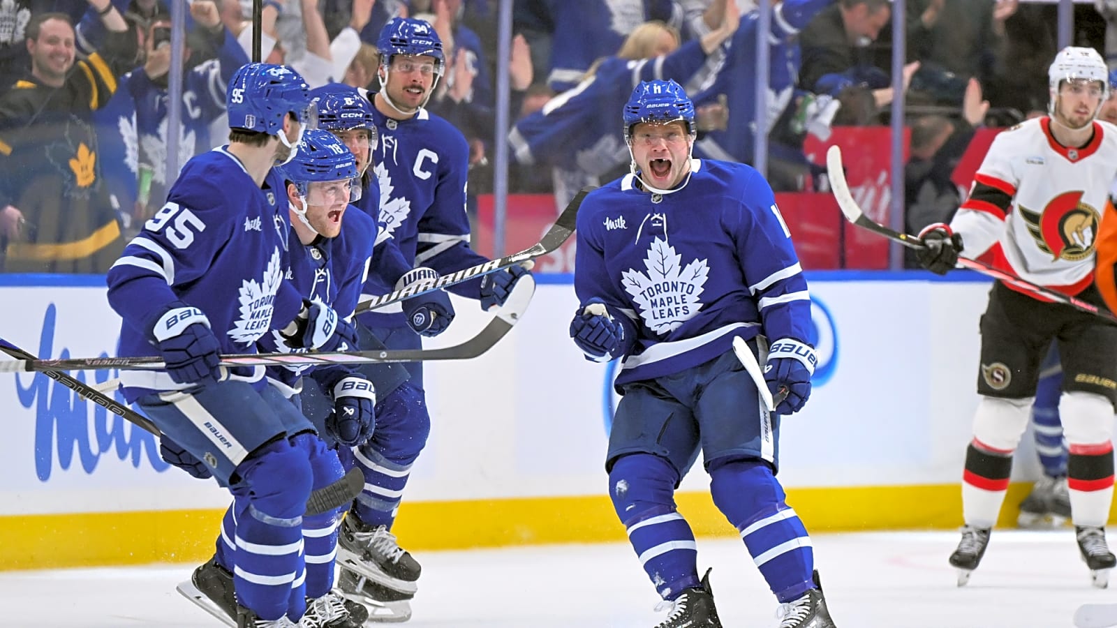 Max Domi OT Goal Puts Maple Leafs Up 2-0 in Series vs. Senators