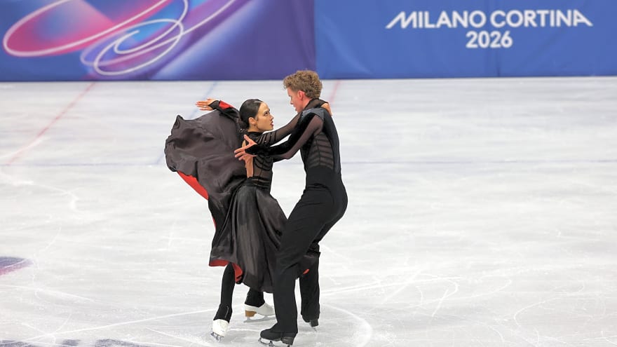 Team USA surges to early lead in Olympic team figure skating