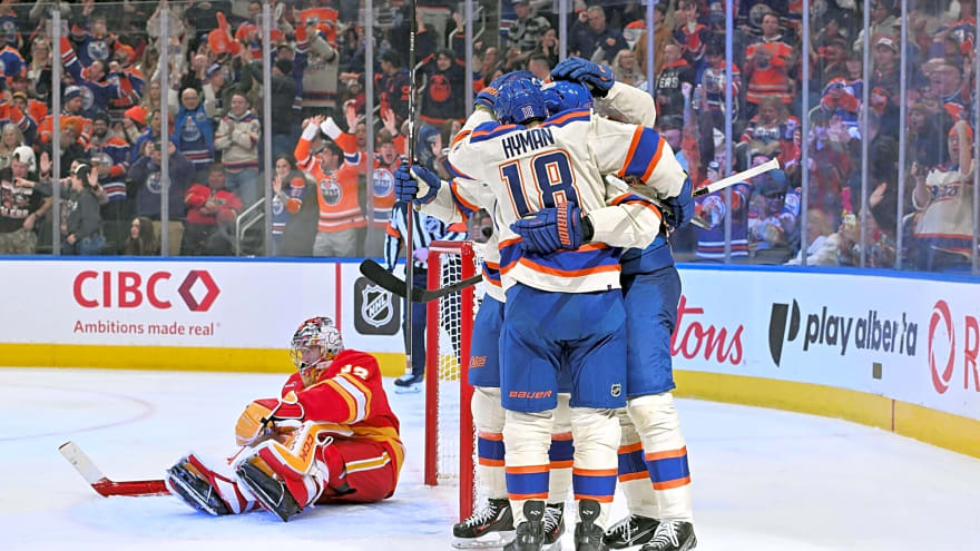 Beyond the Boxscore: Oilers’ fantasy hockey players torch Flames in 5-1 drubbing