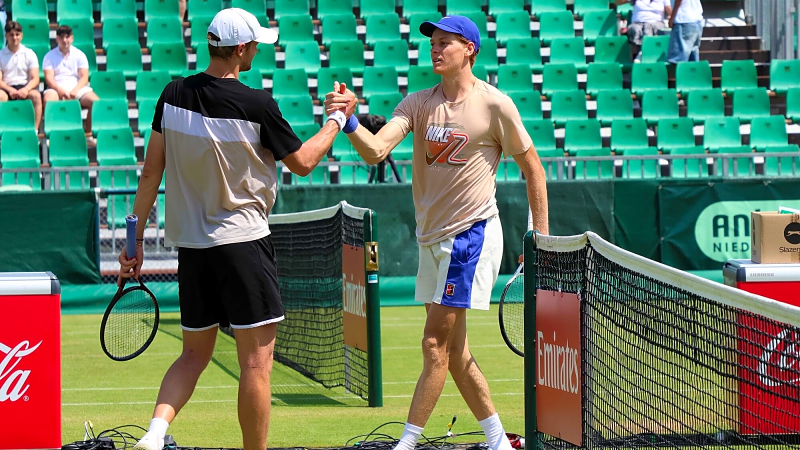 Watch: Fan Trolls Jannik Sinner During his Match Against Yannick Hanfmann at Halle Open