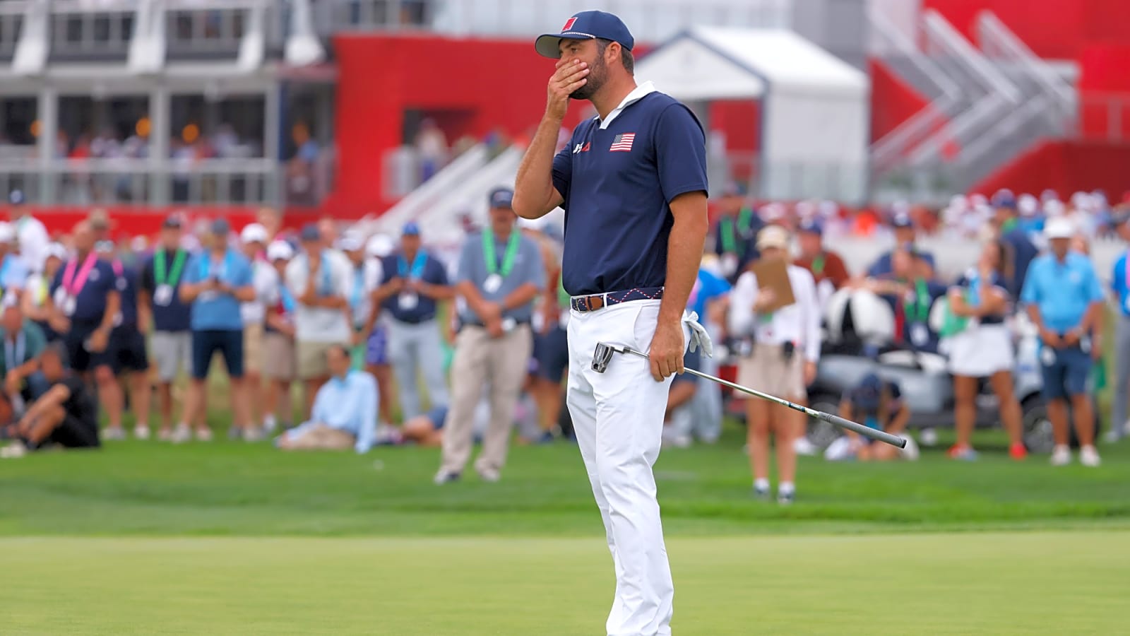 Scottie Scheffler’s Caddie Angrily Interrupts as Bryson DeChambeau Picks Fight With Tommy Fleetwood