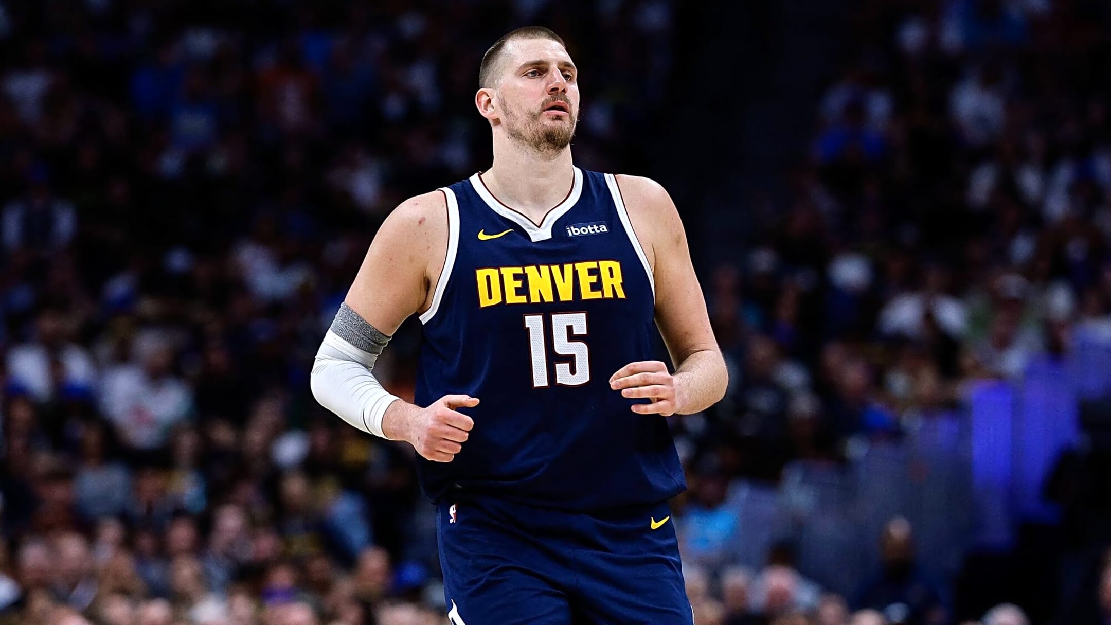Nikola Jokic playing for Denver Nuggets in 2026