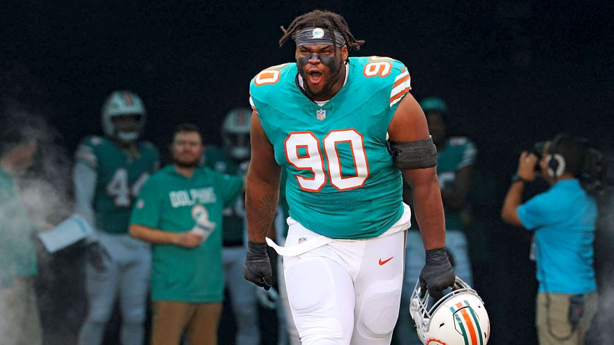 Miami Dolphins defensive tackle Kenneth Grant will look a bit different this season