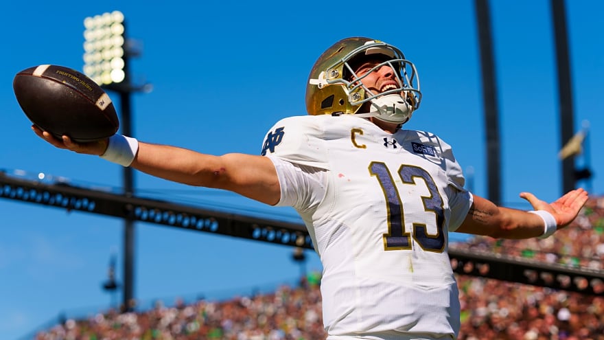 Can you name the top 15 passers in Notre Dame Fighting Irish history?