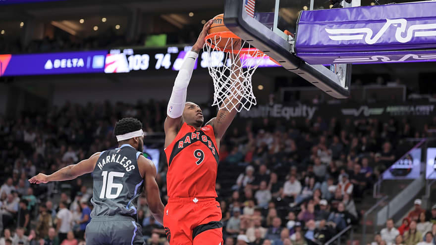 Raptors down Jazz 143-127