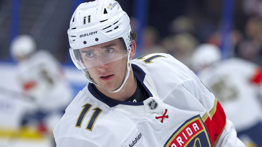 Panthers’ Mackie Samoskevich day-to-day with lower-body injury