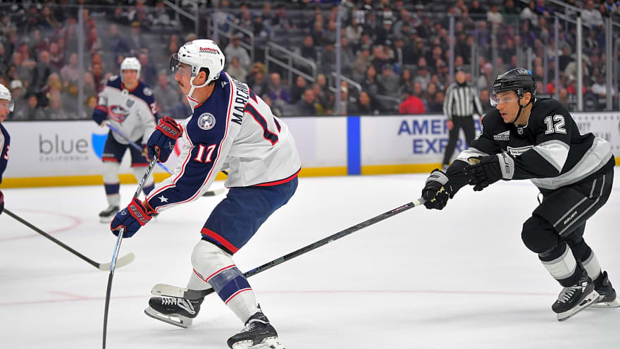 Blue Jackets’ Mason Marchment won’t miss time after sustaining lower-body injury