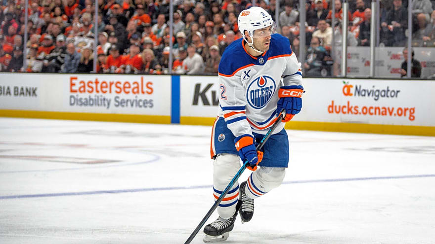Report: Oilers’ Evan Bouchard played in playoffs with concussion