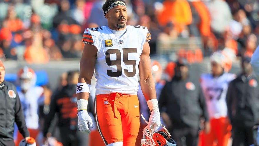 Myles Garrett sets a bold five-year goal after breaking sack record