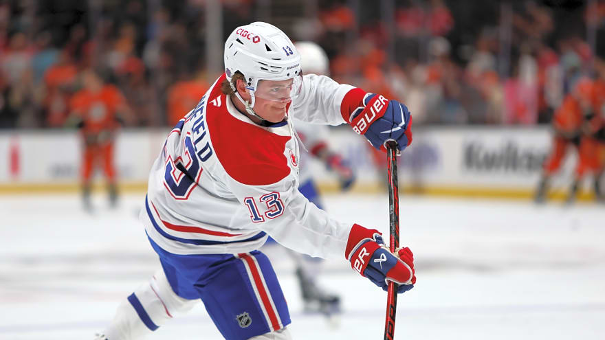 Canadiens’ Cole Caufield Out With Illness