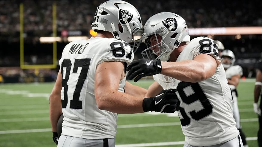 Brock Bowers and Michael Mayer Are on Their Way to Becoming the NFL’s Best Tight End Duo