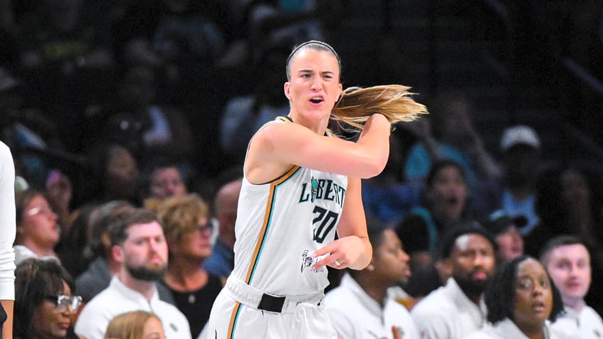 Watch: Sabrina Ionescu Wipes Off Tears from Emotional Young Fan