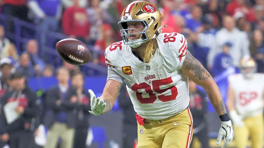 George Kittle is on the cusp of entering rare territory that will all but guarantee the 49ers tight end a Hall of Fame bust