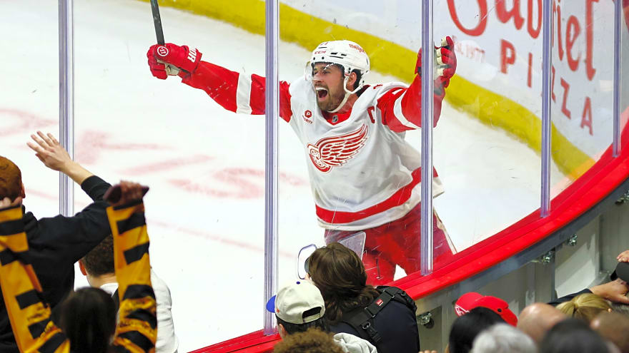 Dylan Larkin returns from Olympics to break Red Wings record 