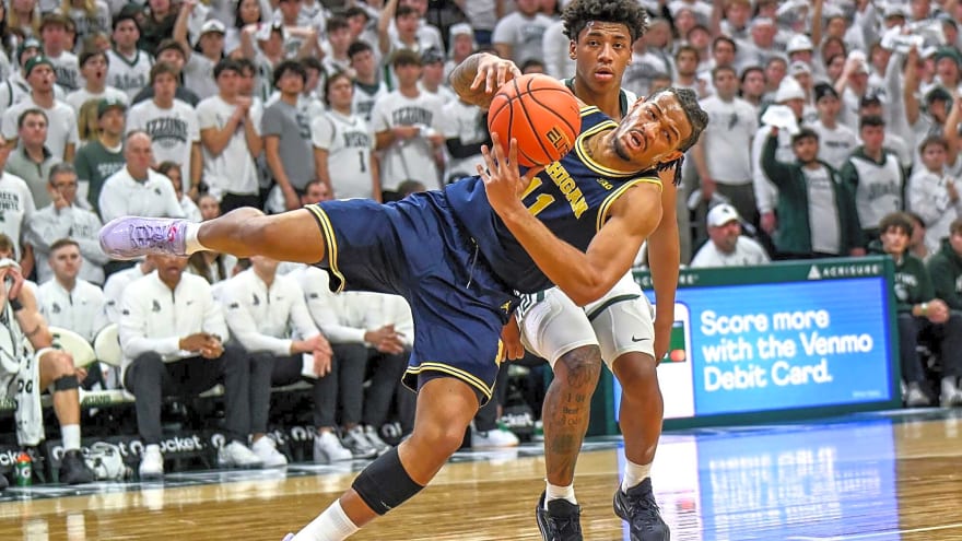 Watch: Michigan holds off Michigan State in thrilling top-10 battle