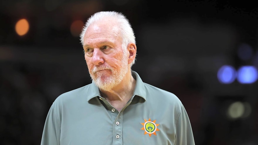 Gregg Popovich Is Helping Out Spurs In Film Session After Shocking Game 1 Loss To Wolves