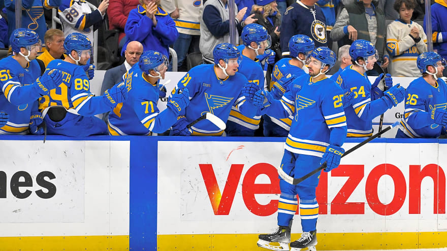 Blues Activate Jordan Kyrou And Jimmy Snuggerud