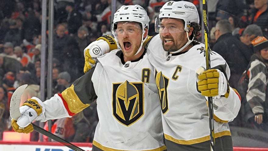 Mark Stone Leads Golden Knights Past Flyers in OT