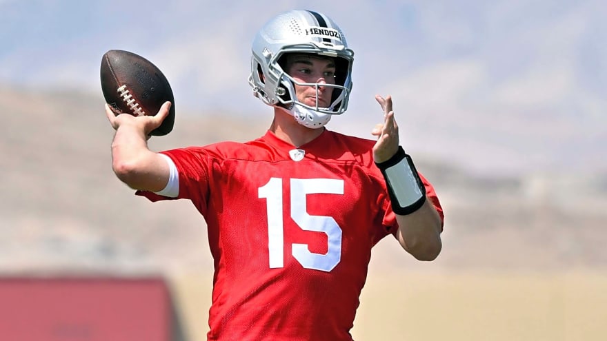 Fernando Mendoza’s first Raiders lesson is that nothing will be handed to him
