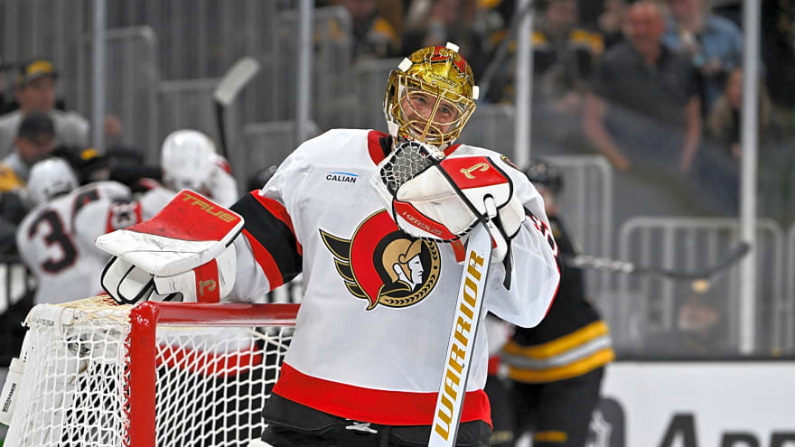 Senators' Samuel Ersson Gets a Chance to Feel at Home